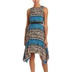 NWT Eva Franco La Fayette Sleeveless Print Dress